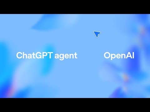 Ya está aquí ChatGPT Agent: Tu Nuevo Compañero de Trabajo con IA que Actúa por Ti